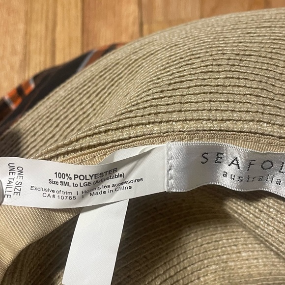 Seafolly Australia Beige Sun Hat One Size - Picture 6 of 6